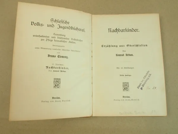 Breslau Schlesische Volks- und Jugendbücherei 11. Bändchen Nachbarkinder Urban