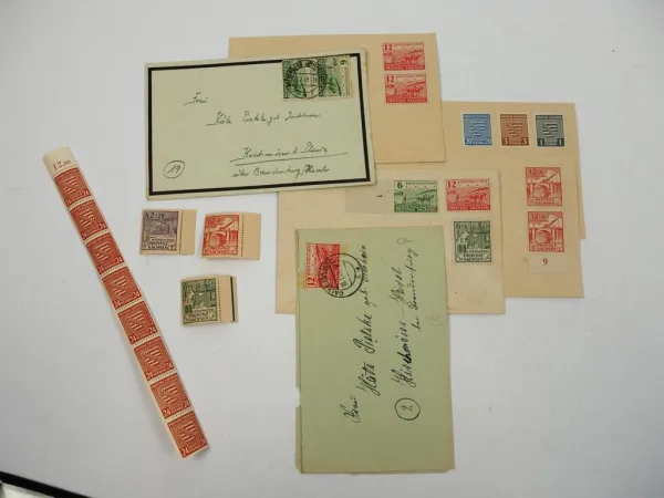Briefmarken Provinz Sachsen Bodenreform 1945