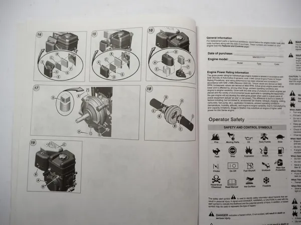 Briggs & Stratton 120000 150000 200000 210000 Motor Betriebsanleitung 2008