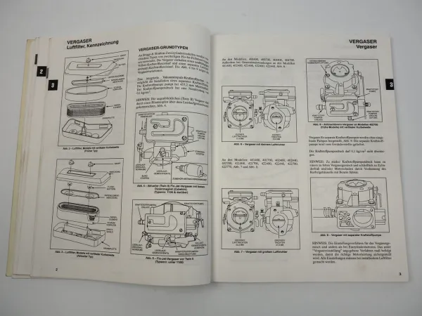 Briggs & Stratton 2 Zylinder Motoren Reparaturanleitung Werkstatthandbuch 1994