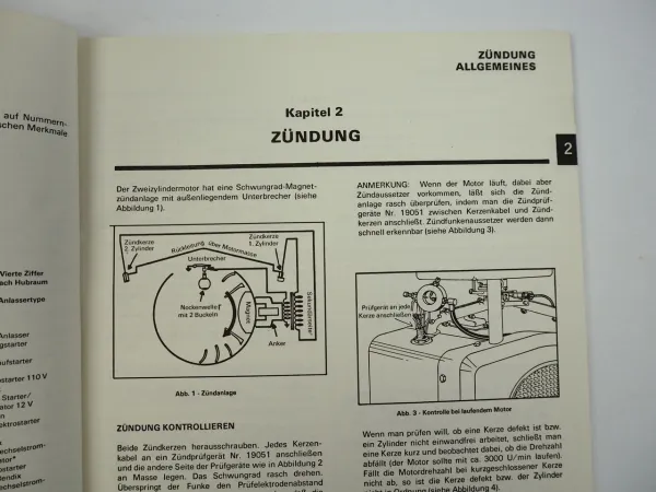 Briggs & Stratton 2 Zylinder Motoren Reparaturhandbuch Werkstatthandbuch 1978