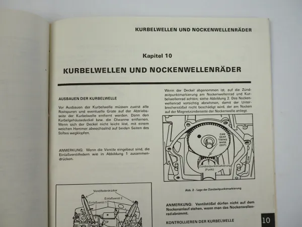 Briggs & Stratton 2 Zylinder Motoren Reparaturhandbuch Werkstatthandbuch 1978