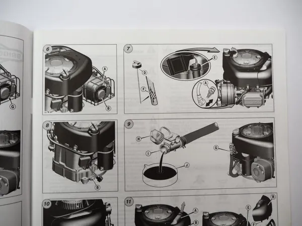 Briggs & Stratton 210000 310000 Power Built Intek I/C Motor Betriebsanleitung