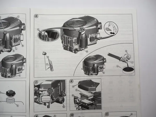 Briggs & Stratton 400000 440000 490000 Motor Betriebsanleitung Operating 2009