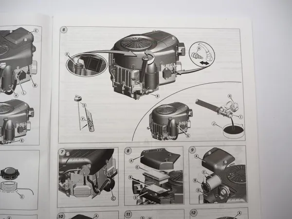 Briggs & Stratton 400000 440000 490000 Motor Betriebsanleitung Operating 2013