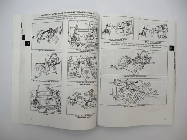 Briggs & Stratton Viertakt Einzylinder OHV Motoren Werkstatthandbuch 2002