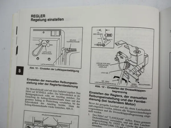 Briggs & Stratton Viertakt Zweizylinder OHV Motoren Werkstatthandbuch 1993