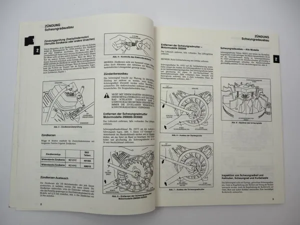 Briggs & Stratton Viertakt Zweizylinder OHV Motoren Werkstatthandbuch 1995