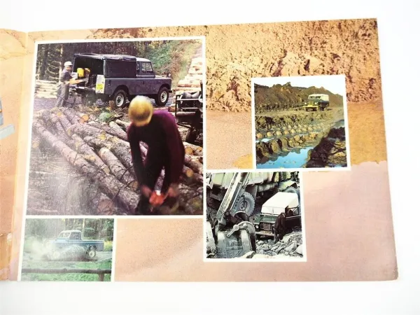 British Leyland Land Rover Serie III 109 Wheelbase Long Prospekt Brochure 1974