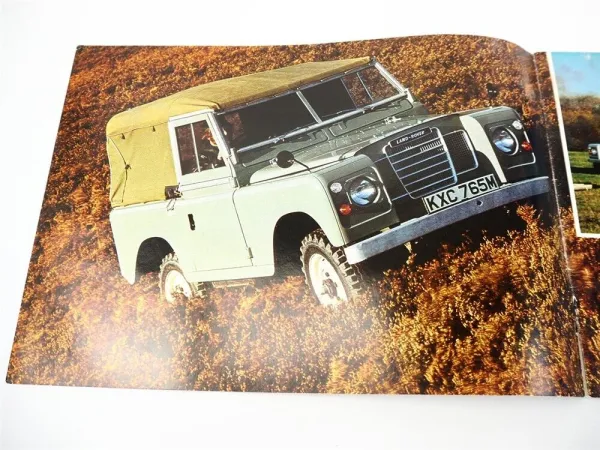British Leyland Land Rover Serie III 88 Wheelbase Regular Prospekt Brochure 1974