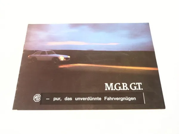 British Leyland MG MGB GT Coupe Sportwagen Prospekt 1970er Jahre