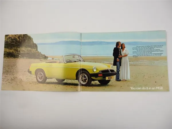 British Leyland UK Cars Austin Morris MG MGB Prospekt Brochure 1975