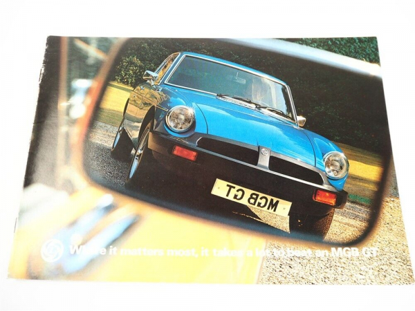 British Leyland UK Cars MGB GT Prospekt Brochure 1976