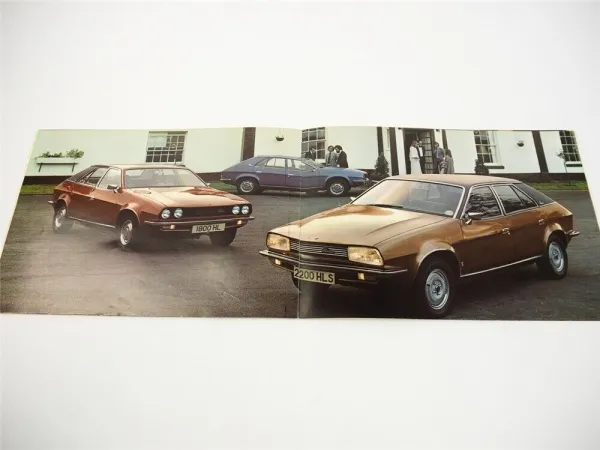 British Leyland UK Cars Princess 1800 2200 HL HLS Prospekt Brochure 1977