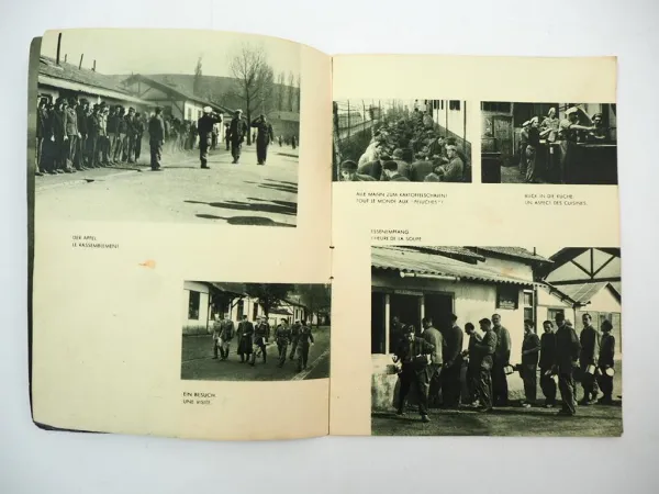 Broschüre Kriegsgefangenen Lager Depot de P.G.A. 141 Saint Fons Frankreich 1945