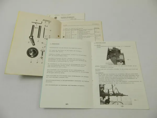 BSL Strautmann Streublitz VS6 Stalldungstreuer Betriebsanleitung Ersatzteilliste