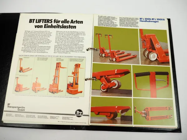 BT L SV PPT RSS LSF Gabelstapler Hubwagen Produktmappe Prospekte