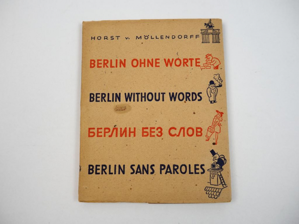 Buch Berlin ohne Worte Horst von Möllendorff Cartoons Zeichnungen 1947