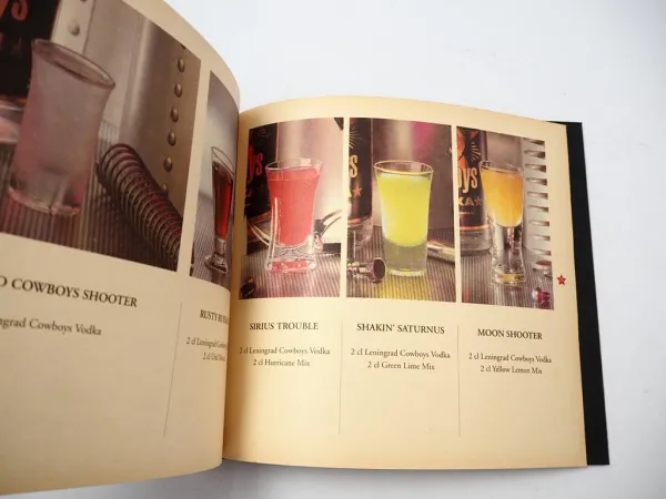 Buch und CD Leningrad Cowboys Vodka Since 1549 Finnland 1995 Werbung