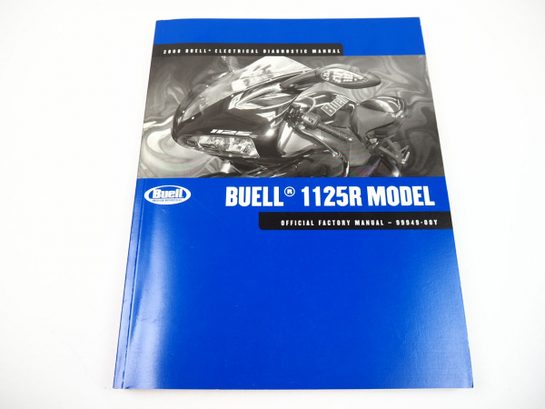 Buell 1125R Modell HL Electrical Diagnostic Official Factory Manual 2008
