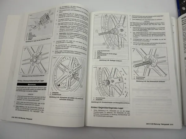 Buell 1125R Modell HL YL Werkstatthandbuch Parts Catalog und Diagnose 2010
