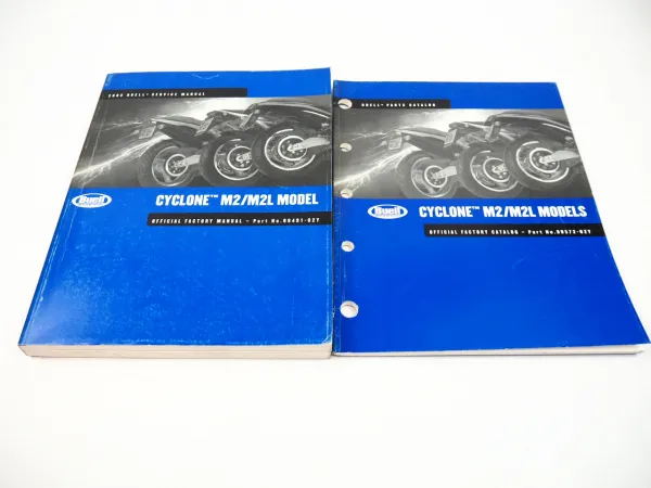 Buell Cyclone M2 M2L Service Manual and Parts Catalog 2002 Reparaturanleitung