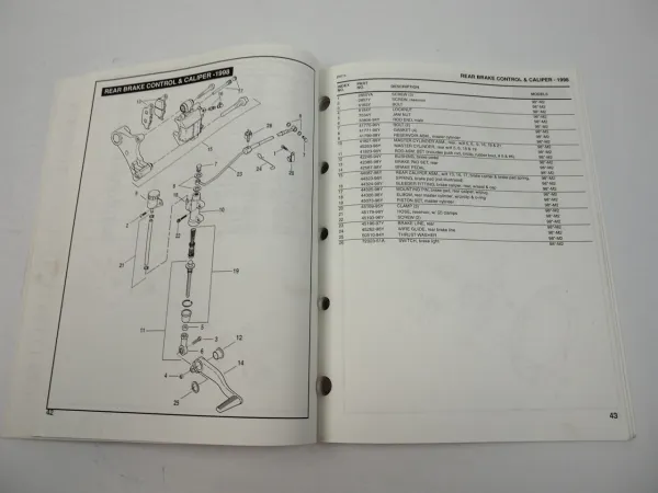 Buell Cyclone M2 Parts Catalog 1997 - 1998 Official Factory Catalog Ersatzteilliste