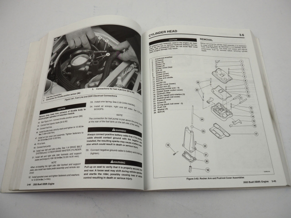 Buell Firebolt XB9R Service Repair Shop Manual 2003 Official Factory Book
