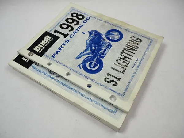 Buell S1 S1D S1W Lightning 1998 Service Manual and Parts List Catalog
