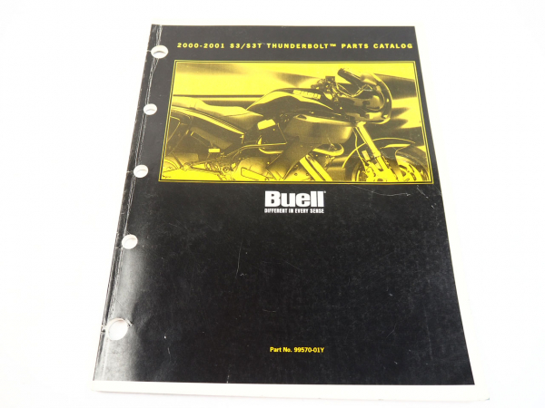 Buell Thunderbolt S3 S3T Spare Parts List Catalog 2000 - 2001