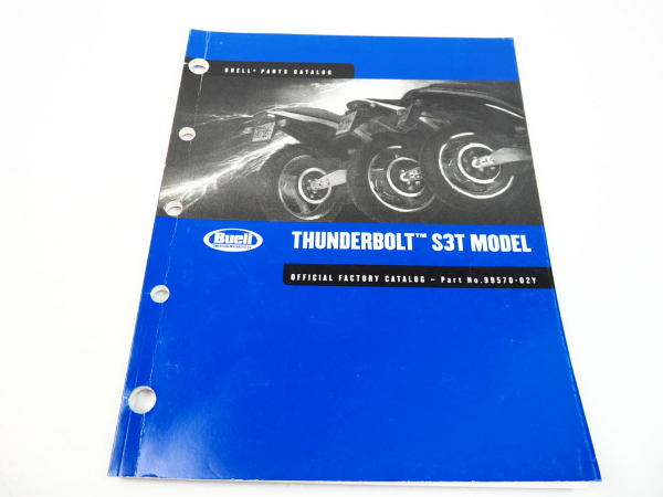 Buell Thunderbolt S3T Spare Parts List Catalog 2002 Official Factory Catalog