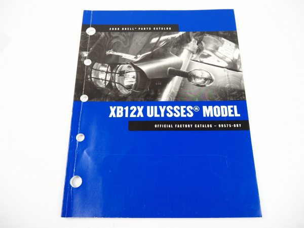 Buell XB12X Ulysses Modell DX Parts Catalog 2008 Official Factory Catalog