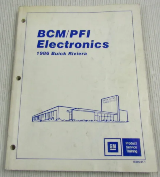 Buick Riviera Coupe BCM PFI Electronic Diagnostic 1986 Product Service Training