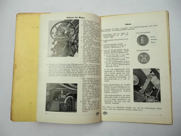Bungartz T7 Vierradschlepper Betriebsanleitung Bedienung Ersatzteilliste 1962
