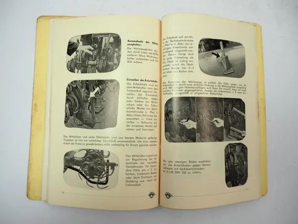 Bungartz T7 Vierradschlepper Betriebsanleitung Bedienung Ersatzteilliste 1962