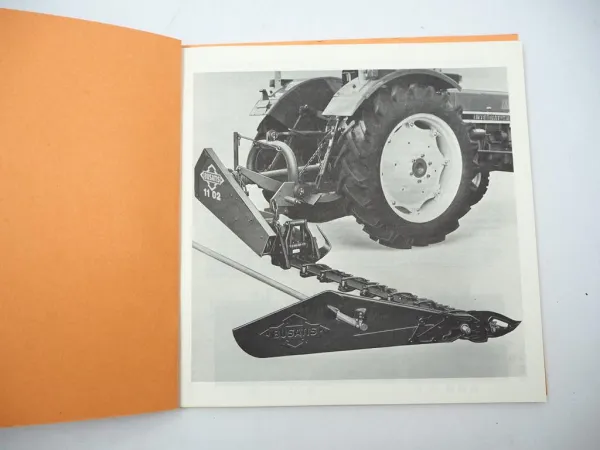 Busatis 1102 Mähwerk Dreipunktanbau f. IHC MF Betriebsanleitung Ersatzteilliste