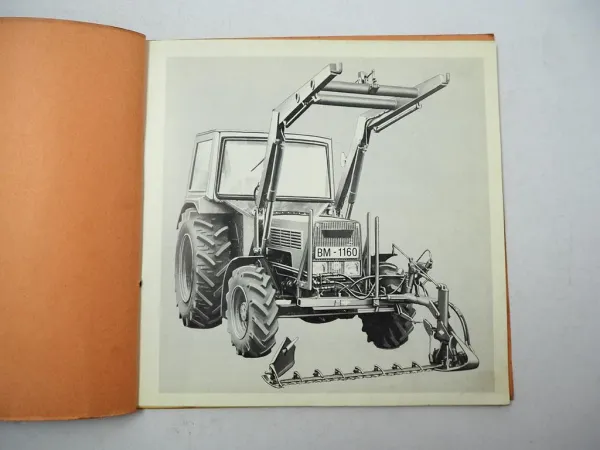 Busatis BM1160 Mähwerk für Fendt Schlepper Betriebsanleitung Ersatzteilliste