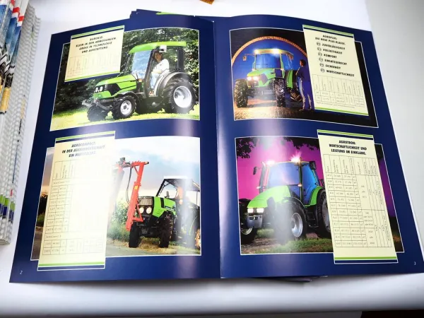 ca 1400 Original Prospekte Deutz Fahr Traktoren & Mähdrescher 1996 - 2018
