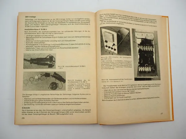 Camping Wohnanhänger Wie helfe ich mir selbst Reparaturanleitung DDR 1985 Hunger