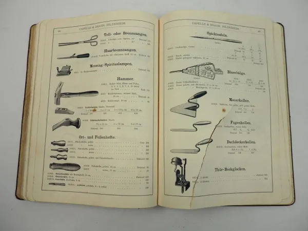 Capelle und Braun Kurzwaren Katalog Preisliste Hildesheim 1893