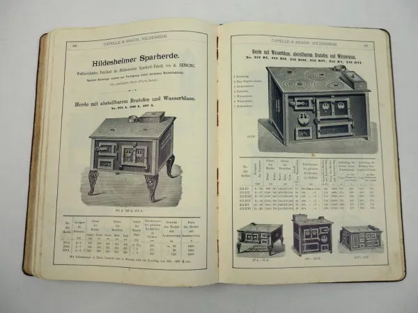 Capelle und Braun Kurzwaren Katalog Preisliste Hildesheim 1893
