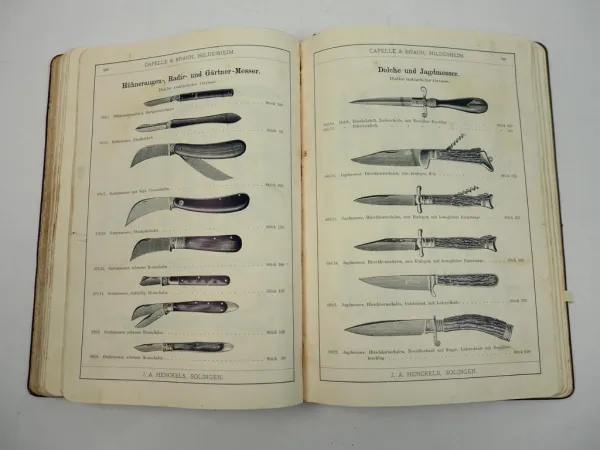 Capelle und Braun Kurzwaren Katalog Preisliste Hildesheim 1893