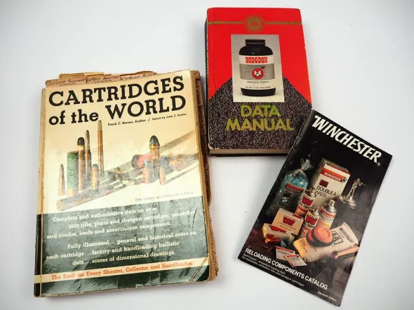 Cartridges Of The World + Hodgdon Data Manual + Winchester Components Catalog
