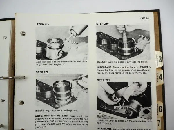 Case 1840 Unilader Loader Werkstatthandbuch Service manual 1989