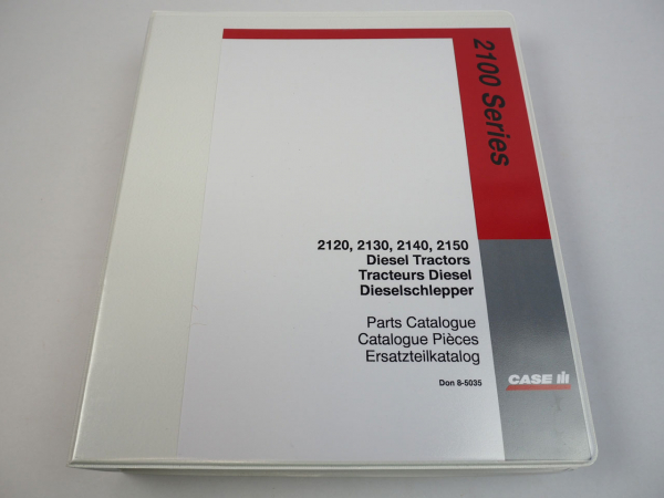 Case 2120 2130 2140 2150 Ersatzteilliste Parts Catalogue Catalogue Pieces 1995