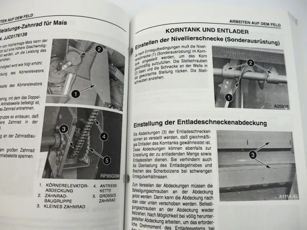 Case 2166 Axial Flow Mähdrescher Betriebsanleitung 1996
