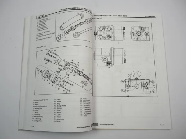Case 21D 121D 221D 321D Radlader Schulungshandbuch 2001