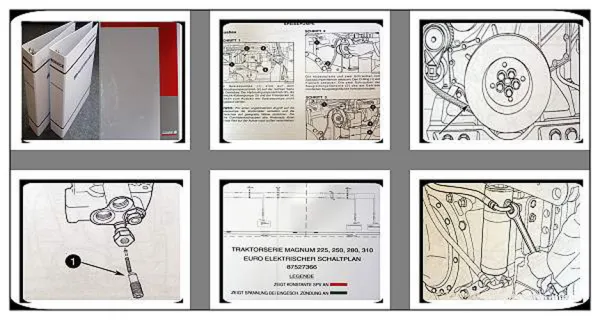 Case 225 250 280 310 Magnum Werkstatthandbuch in 2 Bände