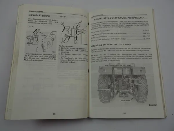 Case 5120 Ackerchlepper Allrad Betriebsanleitung Bedienungsanleitung 1990