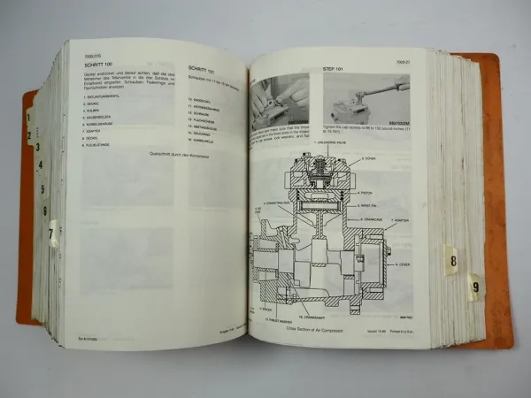 Case 721 Radlader Loader Werkstatthandbuch Service manual 1990
